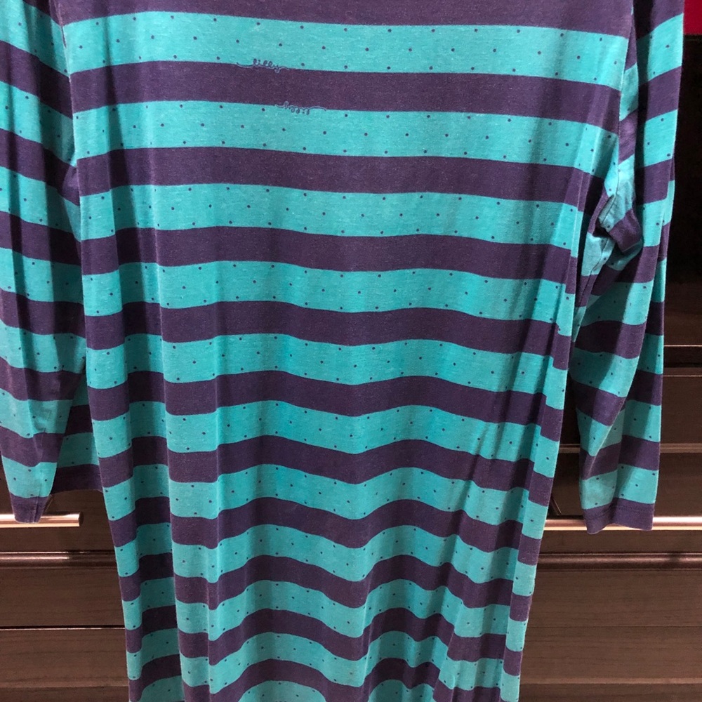 Lilly Pulitzer Gretchen dress polka dot stripe M - Picture 3 of 4